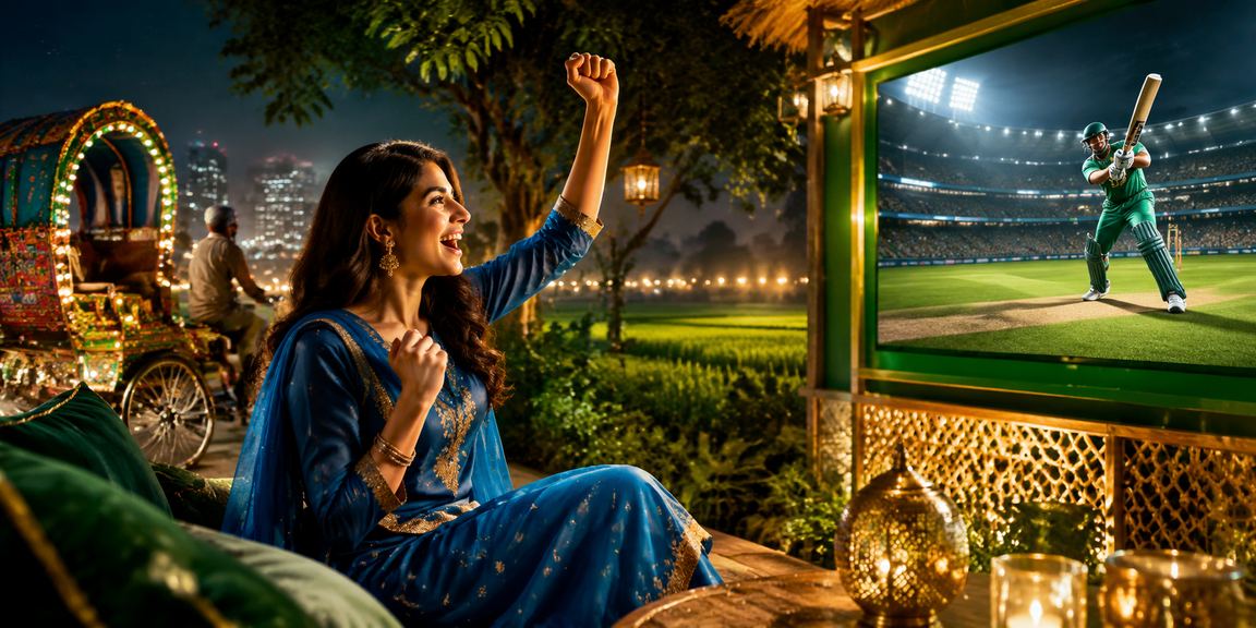 ঢাকায় ক্রিকেট বেটিং উপভোগ করছেন একজন বাংলাদেশি ব্যবহারকারী